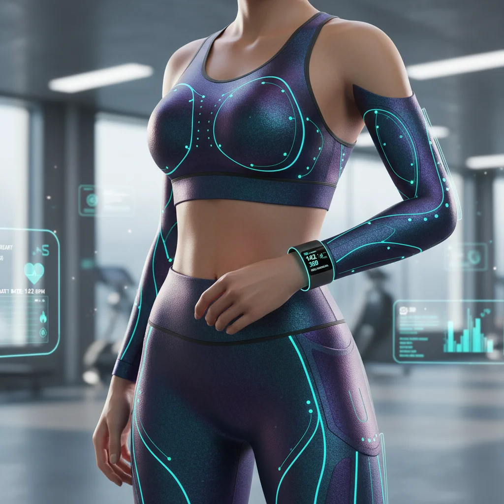 Smart athleisure wear with integrated biometric sensors